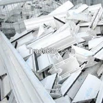 pvc scrap regrind white colour of pvc pipes and window profiles