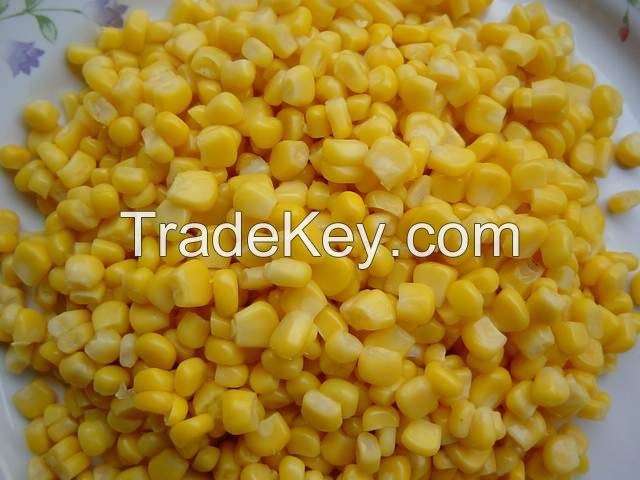 Wholesale Yellow Sweet Corn Frozen Corn Kernels