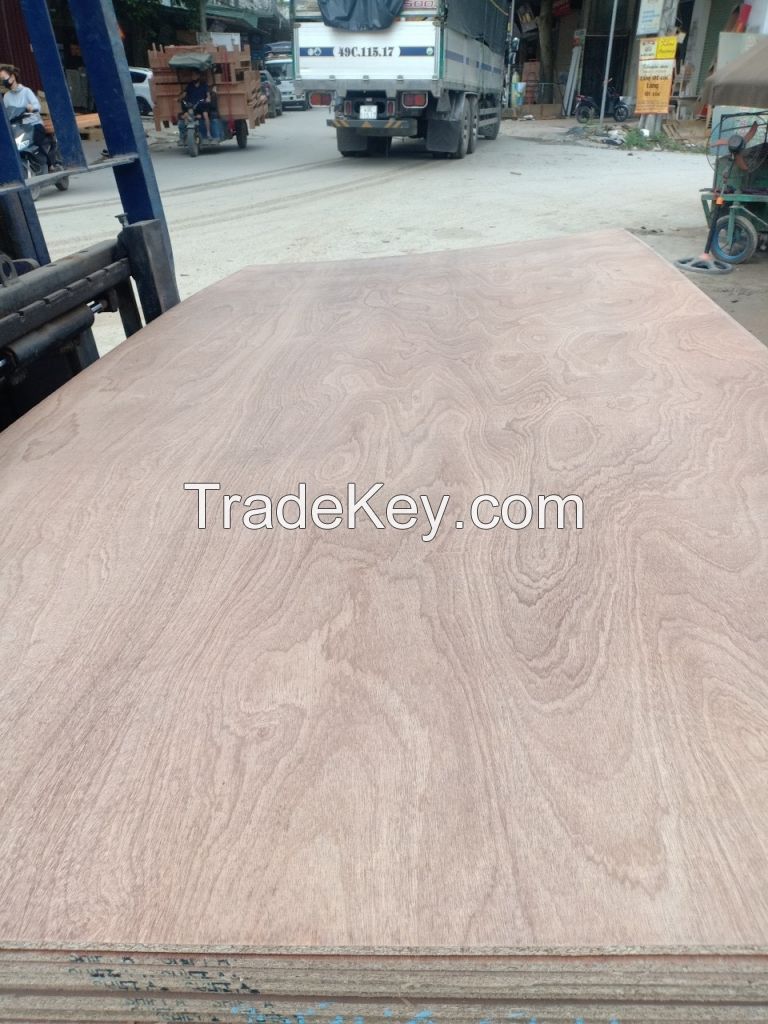 Hot Sale eco-friendly veneer laminated 12mm 18mm sheet commercial plywood board