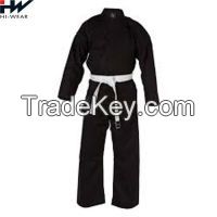 cotton/poly Black Karate Uniform For mens