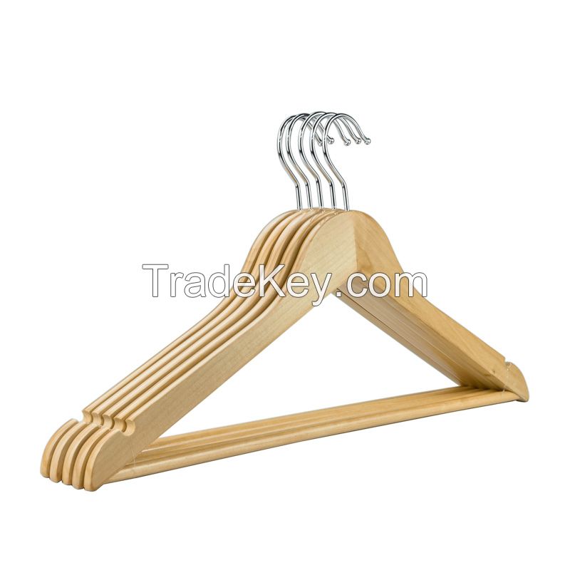 Hot sales wooden clothes hanger shirt hanger top hanger