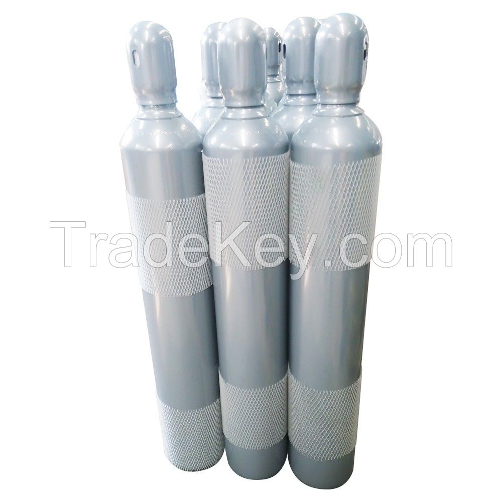 ISO 9809 certificate high pressure 150bar 300bar refillable argon / nitrogen / co2 gas cylinder