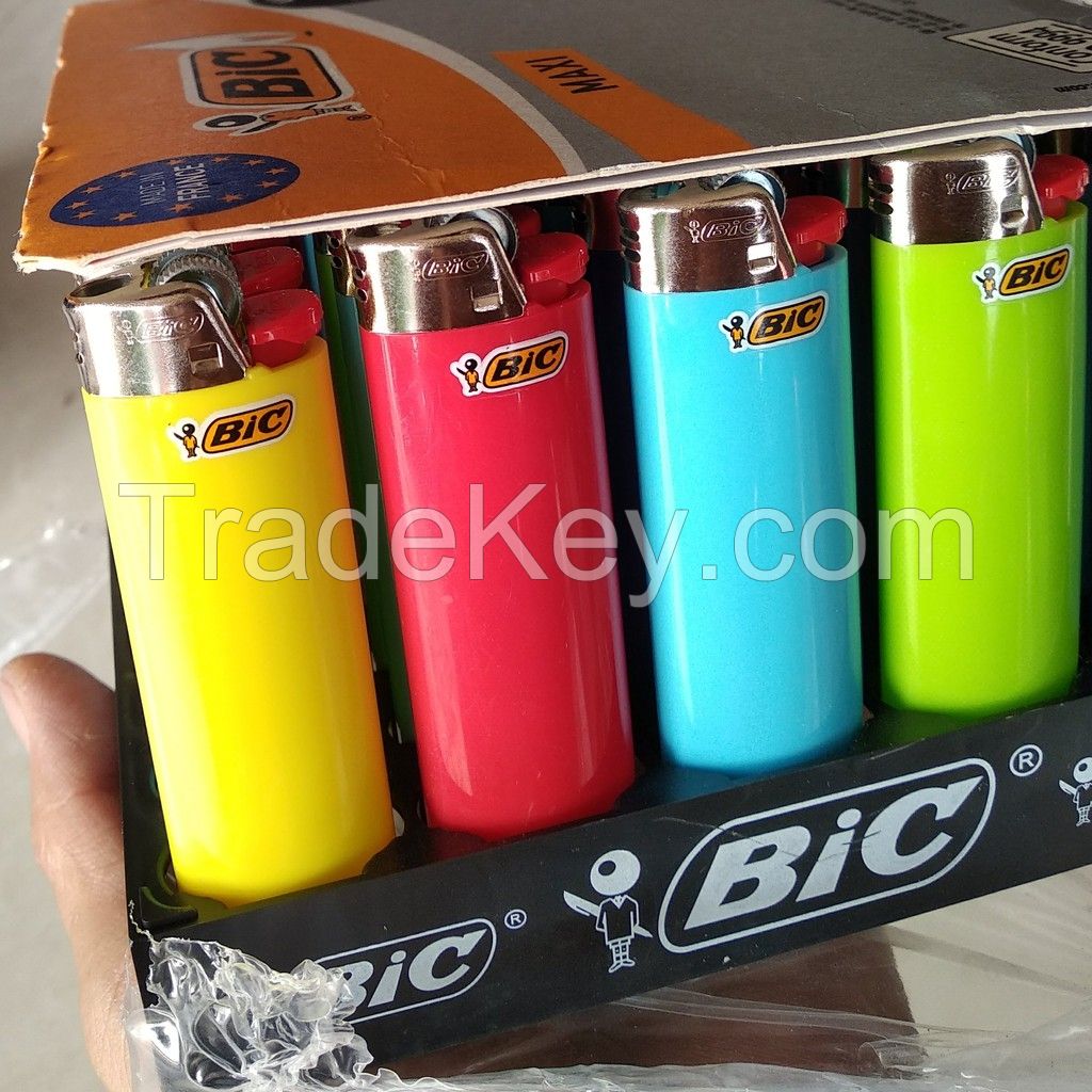 BIC LIGHTER MAXI AND MINI 50 PIECES PER TRAY