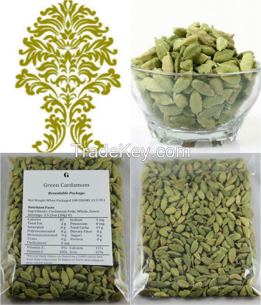 GREEN CARDAMOM SEED/BLACK CARDAMOM SEEDS/DRY CARDAMON SEEDS/CARDAMOM PODS