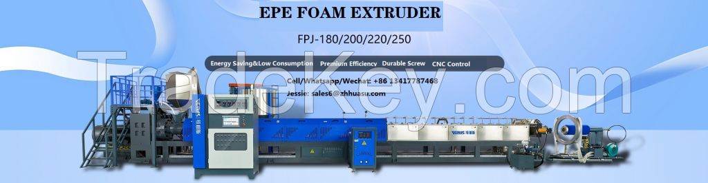 EPE Foam Extruder, Expanded Polyethylene Foam Sheet Making Machine, EPE Foam Extruding Machine, Extrusion Line
