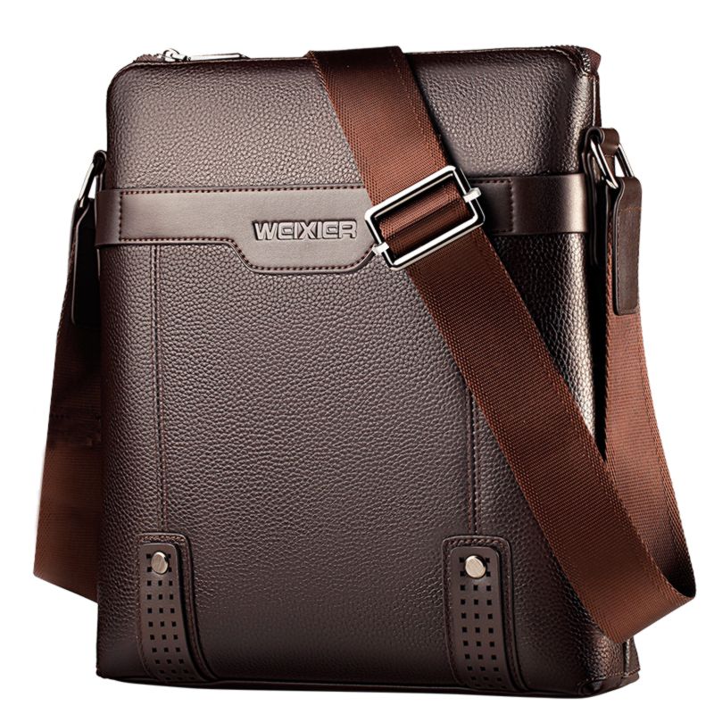 Sell Men PU Leather Casual Business Messenger Shoulder Bag