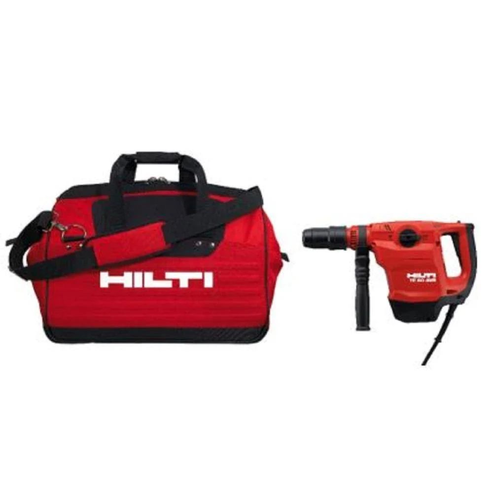 Hilti TE 50-AVR SDS 360 RPM Max Hammer Drill/Chipping Hammer with 7 Drill Bits in A Large Tool Bag 3553163