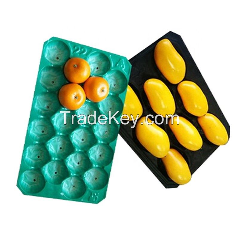 Colorful PP Fruit Insert Liner Plastic Fruit Mould Tray Packaging