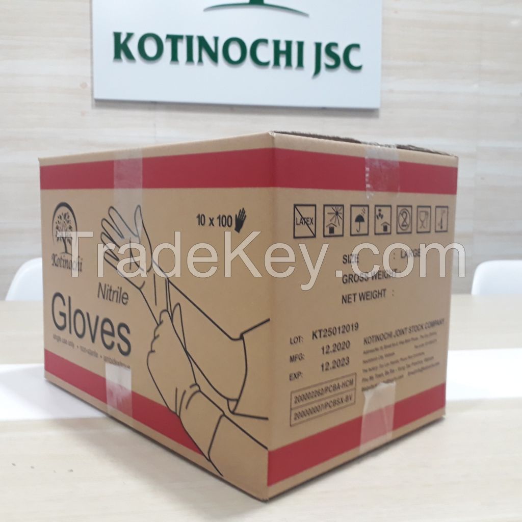 Medical Examination Nitrile Glove Powder Free in Vietnam