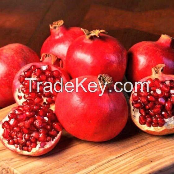 Fresh Red Sweet Pomegranates