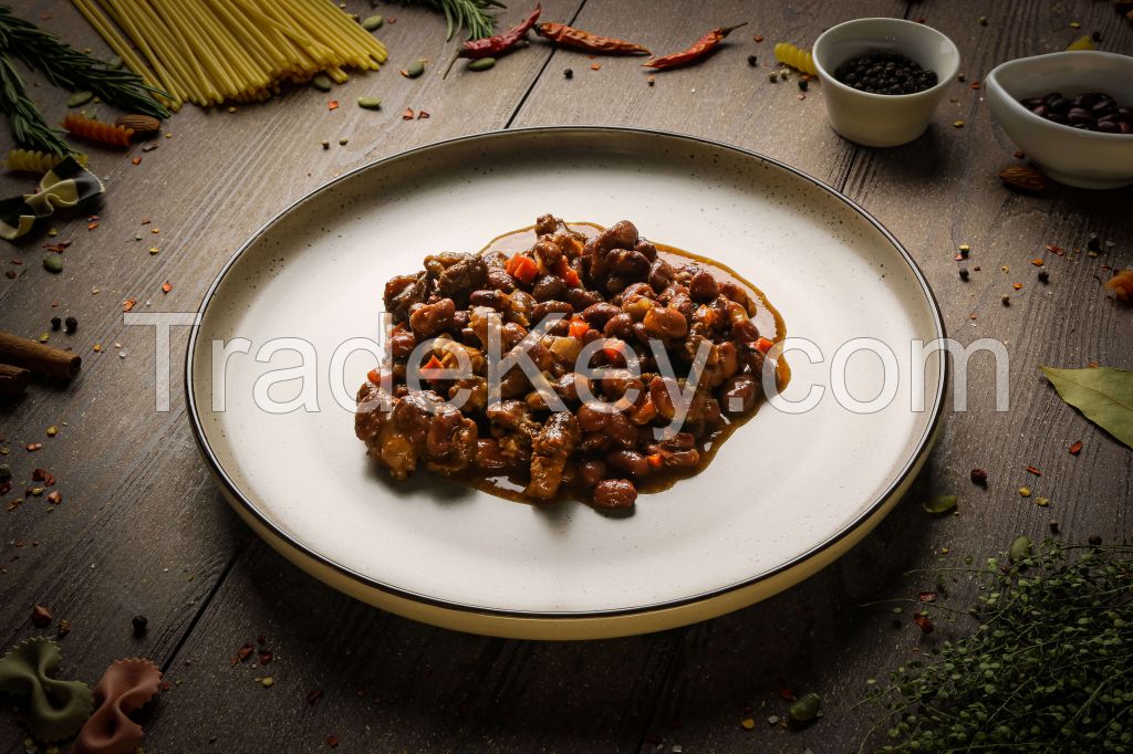 Beans with beef