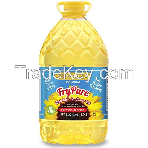 5 L 100% Pure Refined Deodorized Sunflower Cooking Oil