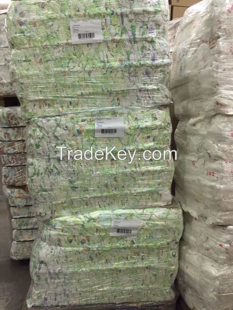 Grade B diapers for Babies in bales