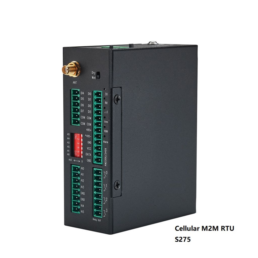 Cellular M2M RTU Controller with 8DI 4DO 6AI