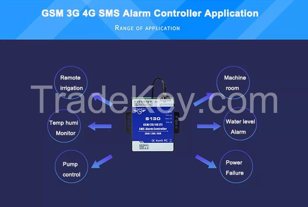 SMS Remote Monitoring and Control of Oil and Liquid Levels Alarm