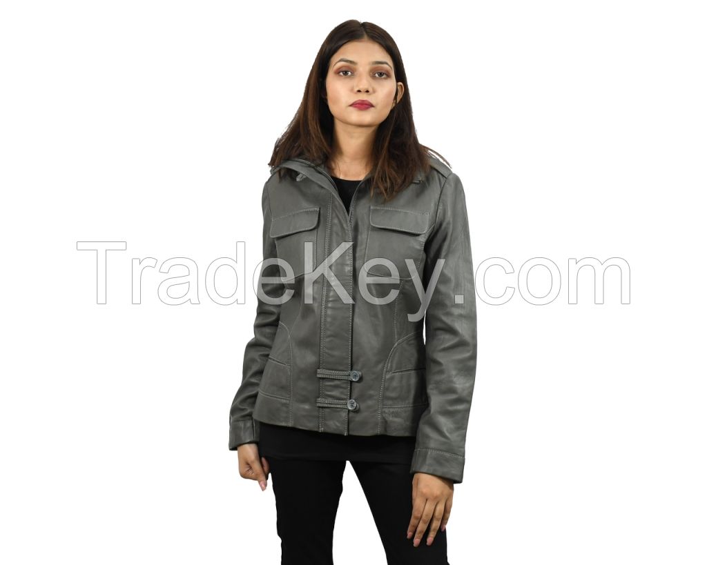 Leather Jacket OEM Service Original Leather Fashion Coat - Jacket. JL-2260