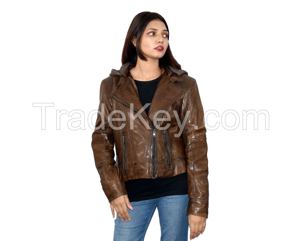 Leather Jacket OEM Service Original Leather Fashion Coat - Jacket. JL-1607