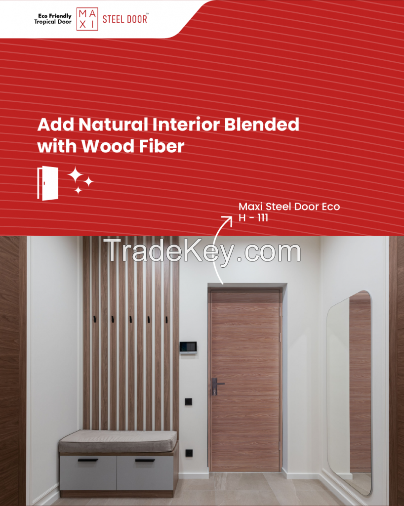 Maxi Steel Door: The Top Choice for Interior and Exterior - Unbeatable Quality, Anti-Termite, Fire-Resistant, Trusted No. 1 in Indonesia!