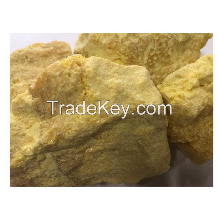 High quality Manufacturer yellow lump sulphur soild utilized in the manufacturing processes of sulfurous gas sulfite