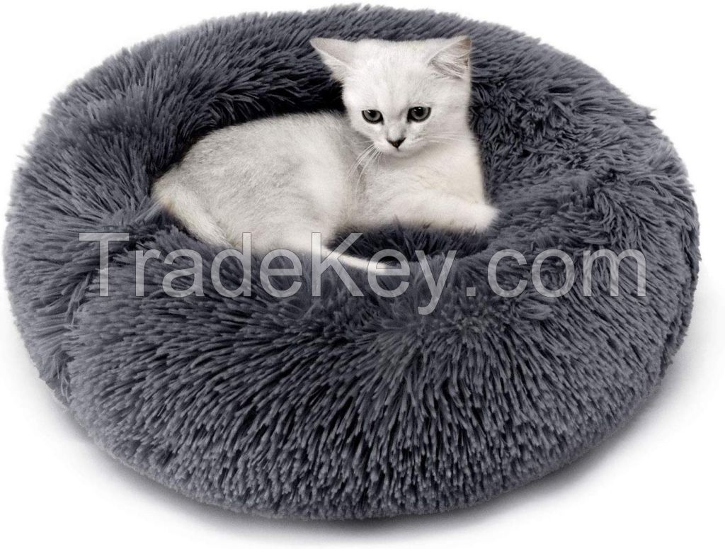 All Weather Dual Use High Quality Soft Cat Beds Luxury Non Slip Pet Beds For Cat and Small Dogs Animals
