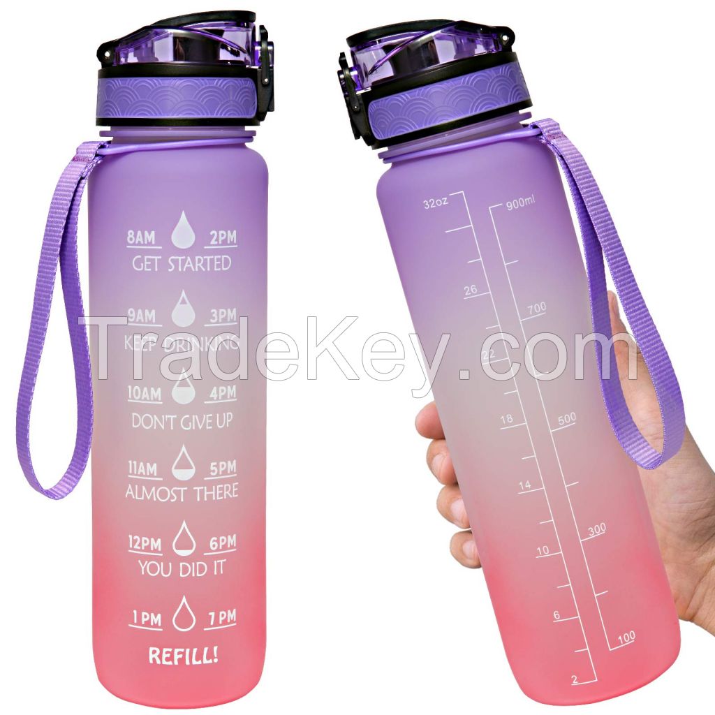 Custom Logo One Gallon And Half Gallon Water Bottle With Straw 2.2L And 3.78L And 1Gallon Water Bottle With Straw