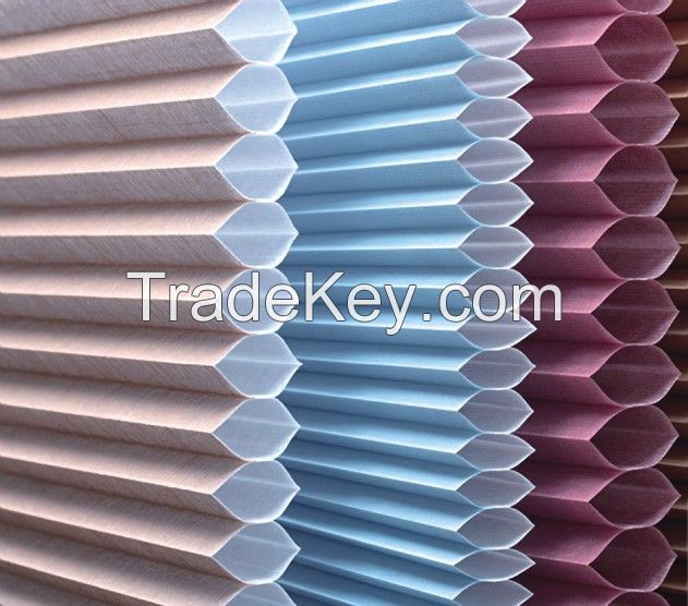 Hot selling 16mm/20mm/26mm/38mm blackout honeycomb blind fabric