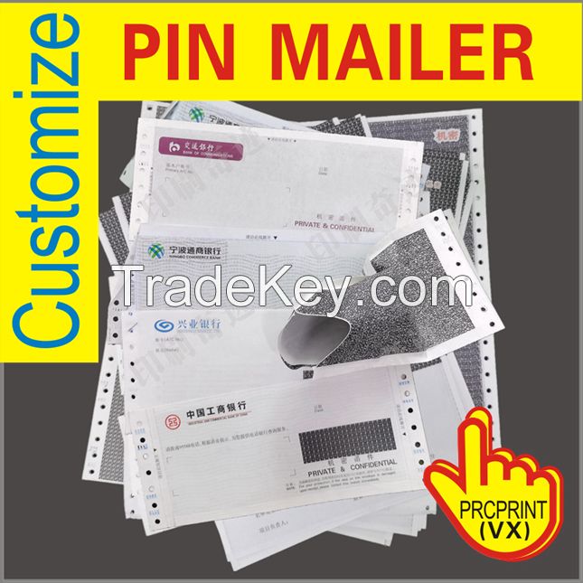 Made in china OEM color Secret envelope 1/2/3 plys pin mailer envelope