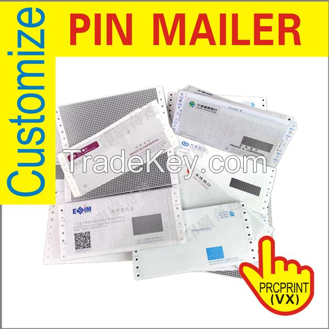 Custom Logo Printing Pin Mailer for Bank