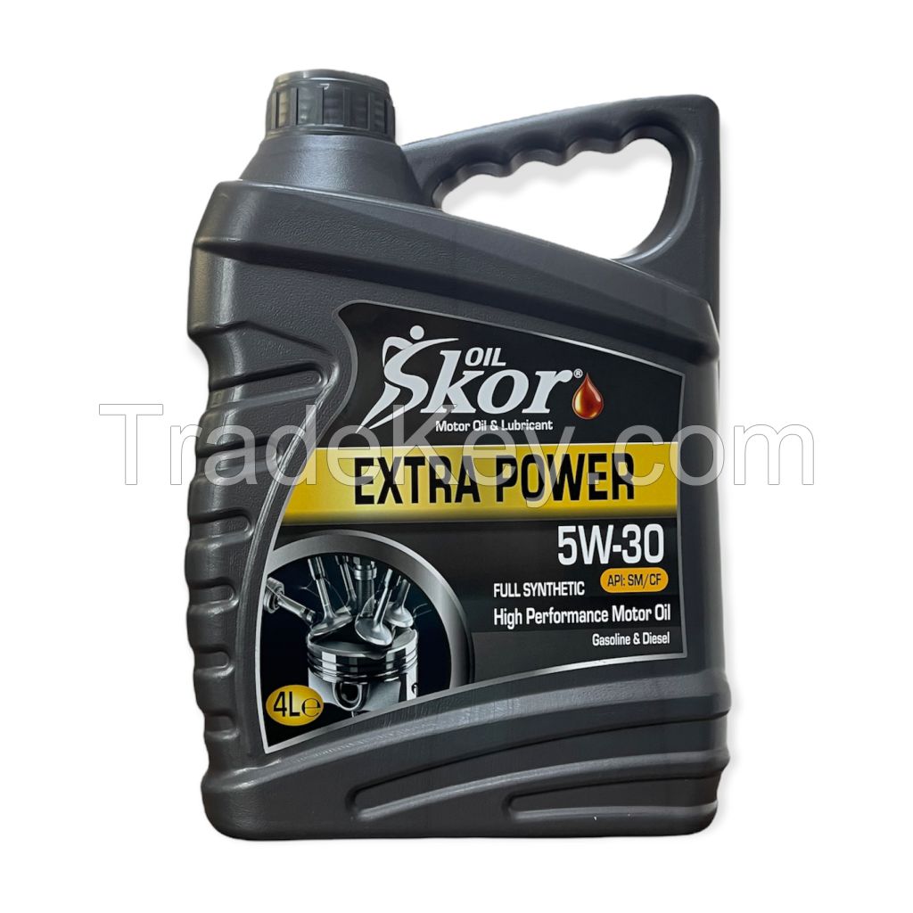 SkorOil Full Syntectic 5w30 SM/CF Extra Power High Performance Motor Oil Premium Series 5 Liter Engine Oil Lubricants