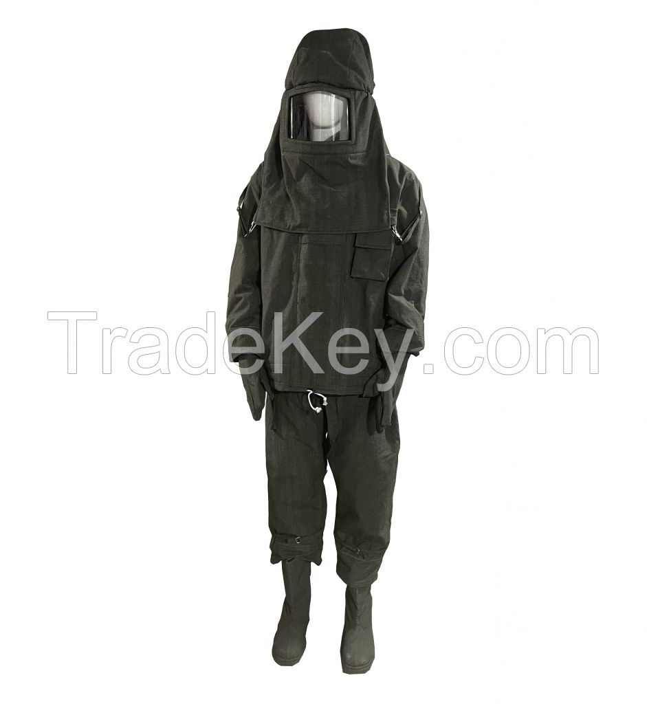 Hot Sale High Temperature Fireproof Fire Safety Heat Resistant Clothing Waterproof Fireproof Industrial Fire Fighting Suits