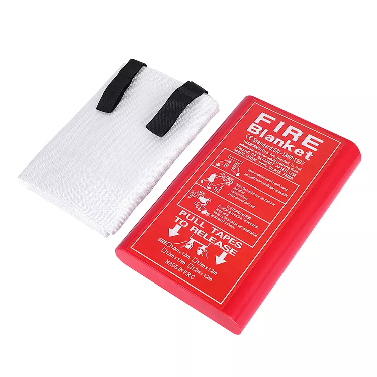 Hot Sale Rescue Types of Fire Blanket White 100% Fiberglass Firefighter Fire Proof Fire Blanket