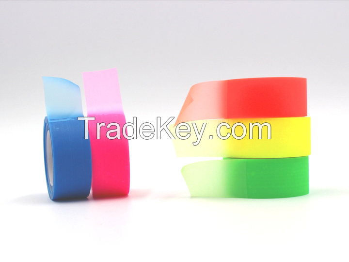 18mm Semi Transparent Writable Neon OPP Tape