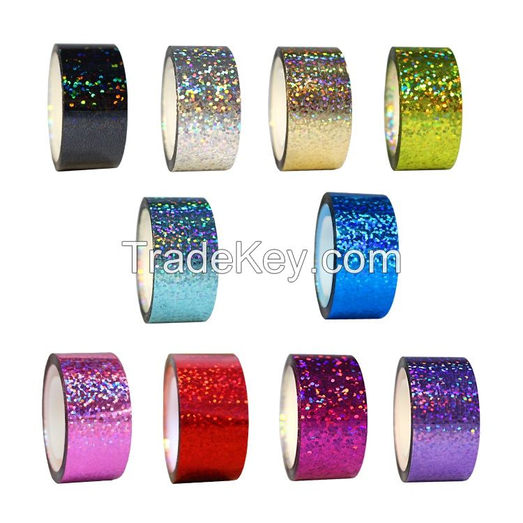 Gymnastics Hula Hoop used Holographic Tape (no liner)