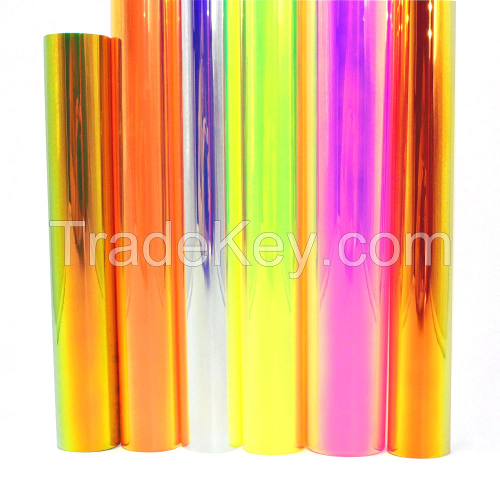 12.59inch x 6.56ft Self adhesive Holographic Iridescent Film