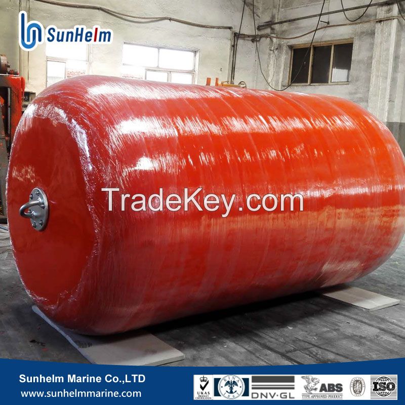 Sunhelm EVA Polyurea Spraying Coating Marine Port Rubber Fender for Ship Boat Dock Boat Foam Filled Fender Bumper