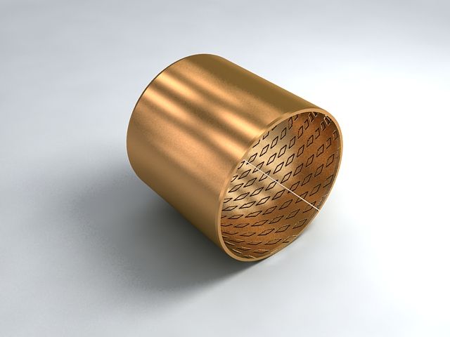 Wrapped bronze bearings