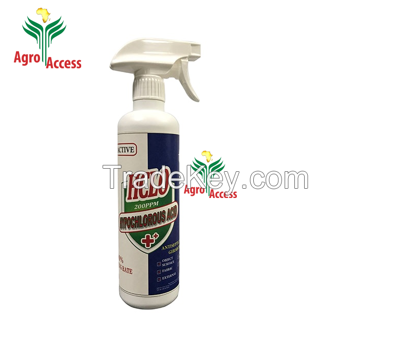 liquid disinfectant antibacterial hypochlorous acid