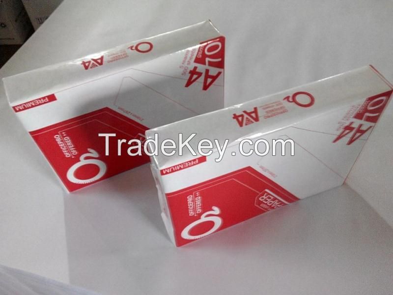 manufacturers wholesale Wood Pulp Printing Paper white A4 size 500 sheets double A 70 80 gsm copy a4 paper from china