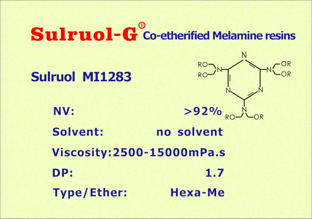 Sell Offer Co-etherified Melamine resins Sulruol MI1283