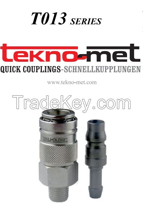 Quick coupling for pneumatic systems