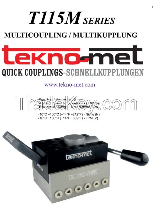 Quick couplings for molding