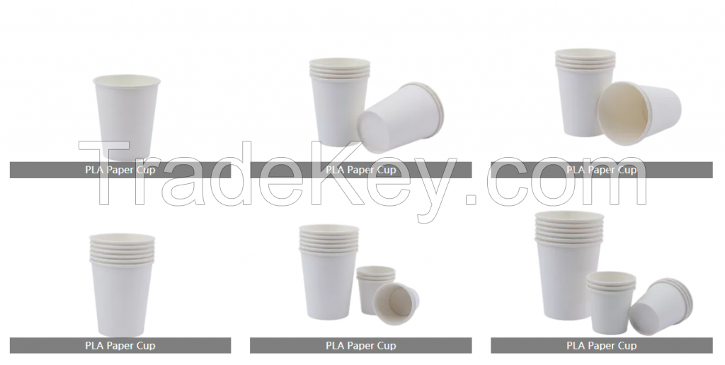 Disposable Paper Cup Manufacturer Customized PLA Lining Paper Cup Disposable Paper Cup with Thickened Coffee Milk Tea Hot Drink Cup