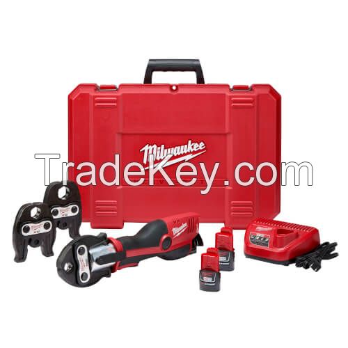 Brand New Milwaukee 1/2" to 1" M12 Force Logic Copper Press Tool Kit With Complete Accessories And Parts