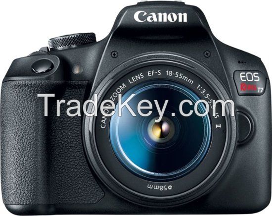 Brand New Canon - EOS Rebel T7 DSLR Video Camera with 18-55mm Lens - Black