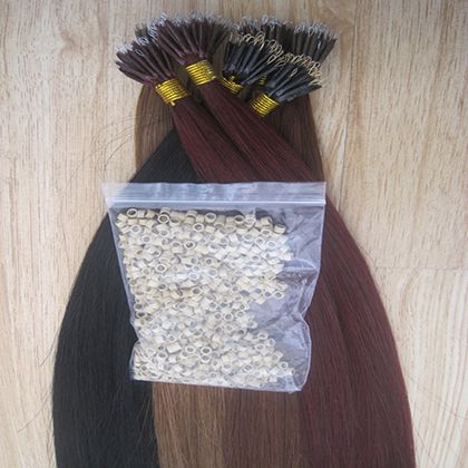 Nano Ring Remy Hair Extension, 