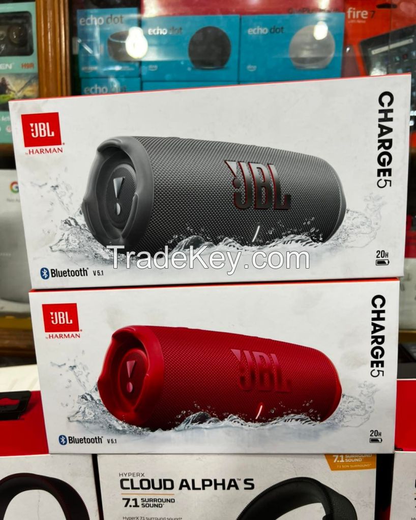 NEW Charge 5 Portable Speaker System Gray New In Box Factory Sealed