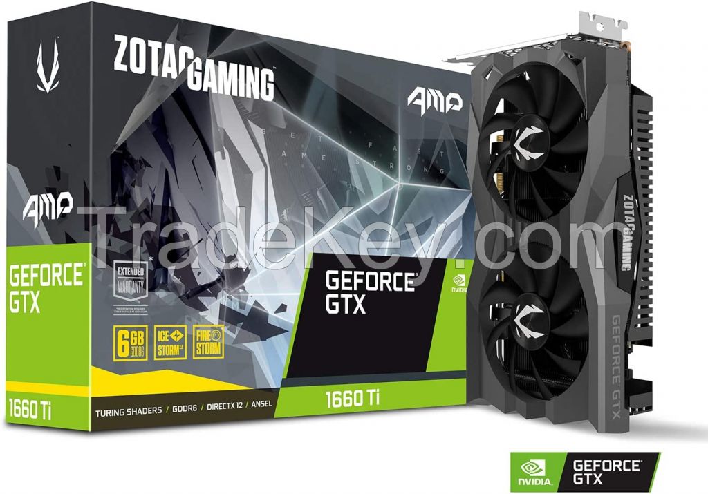 New ZOTA C Gaming GeForce GTX 1660 Ti AMP 6GB GDDR6 192-bit Graphics Card Super Compact