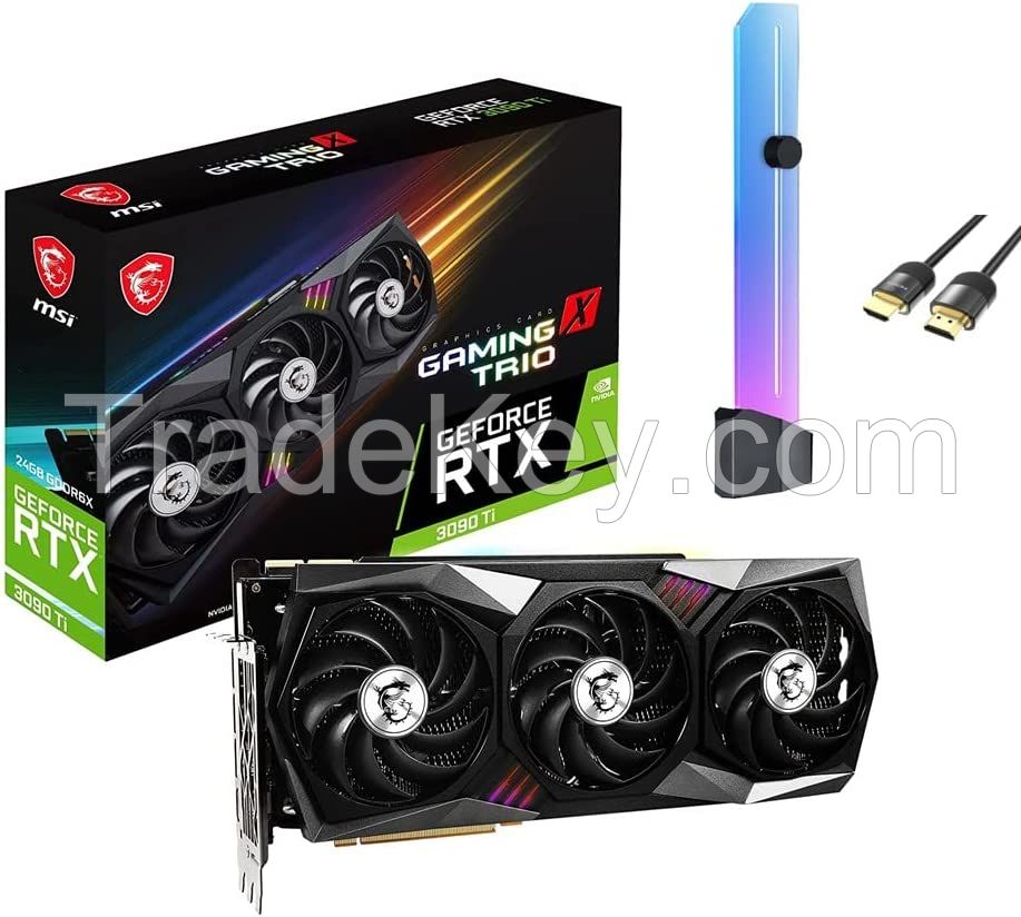 MSI Gaming GeForce RTX 3090 Ti Gaming X Trio OC Graphics Card 24GB GDRR6X 384-Bit Tri-Frozr Ampere Architecture 1x