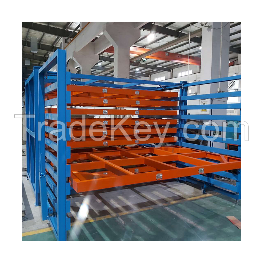 Sheet Metal Storage Rack Design Customized Industrial Heavy Duty Compact Sheet Metal Storage System