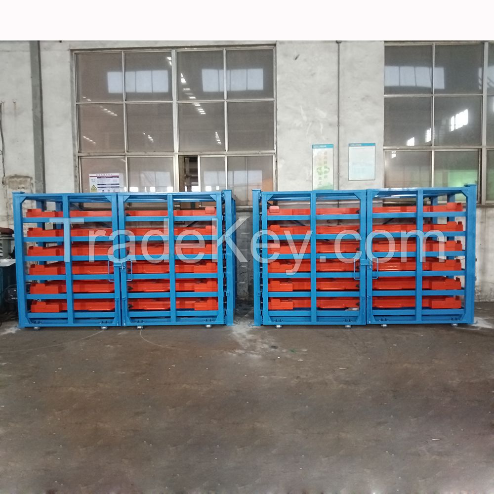 Stainless Steel 3000X1500mm Storage Rack Industrial heavy duty loading max 5tons per layer Roll out Sheets Metal Rack